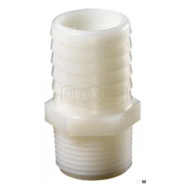 Dixon Tuff-Lite Hose Insert, 1-1/2 x 1-1/4 in Nominal, MNPT x Hose Shank End Style, Nylon, Domestic TN1520 - main